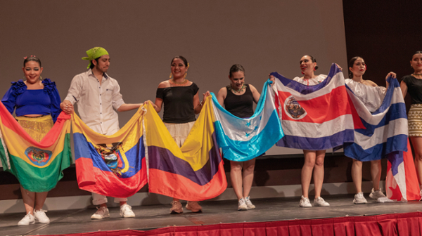 Flags at the SIU Cultural Show